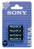 SONY BAT/ZINC BT 4PCS AAA 12x4