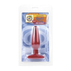 BUTT PLUG RED-SLIM MEDIUM