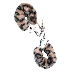 LOVE CUFFS LEOPARD PLUSH