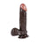 REALISTIC COCK 6" BLACK