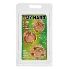 STAY HARD - THREE RINGS - CLEAR