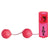 VIBRATING BALLS JELLY PINK