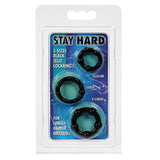 STAY HARD - THREE RINGS - BLACK