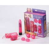 CLEAR VIBRATORKIT PINK