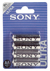 SONY BAT/ZINC BT 4PCS AA 12x4