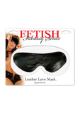 FF LEATHER LOVE MASK BLACK