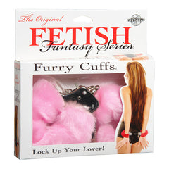 FF FURRY CUFFS - PINK