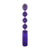 VIBRATING ANAL BEADS PURPLE