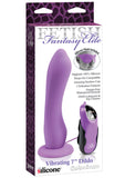 FF ELITE VIBRATING 7" DILDO PURPLE