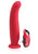 FF ELITE VIBRATING 9" DILDO RED
