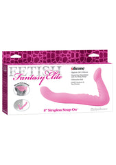 FF ELITE 8" STRAPLESS STRAP-ON PINK