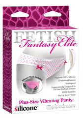 FF ELITE PLUS-SIZE VIBR. PANTY PINK