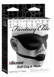 FF ELITE BALL GAG & MASK SMALL BLAC