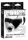 FF ELITE PLUS-SIZE VIBR. PANTY BLAC