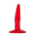BASIX 4" MINI BUTT PLUG RED