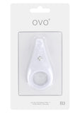 OVO B3 VIBRATING RING WHITE