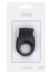 OVO B12 VIBRATING RING BLACK