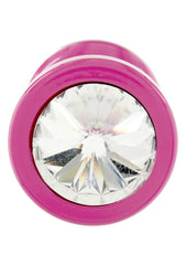 JEWELL BUTT PLUG ROUND PINK 25MM