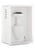 JEWELL BUTT PLUG ROUND WHITE 30MM