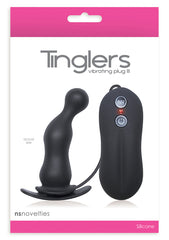 TINGLERS VIBRATING PLUG III BLACK