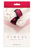 SINFUL WRIST CUFFS PINK