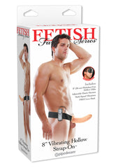 FF VIBR HOLLOW STRAP ON FLESH