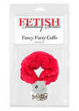 FF FANCY FURRY CUFFS RED