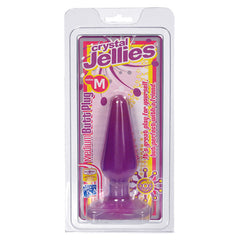 MEDIUM BUTTPLUG CRYSTAL PURPLE JELL