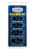 TITANMEN COCKRING SET BLACK