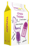 VIBRATING CHICK TICKLER PURPLE