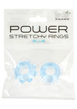 POWER STRETCHY RINGS BLUE 2PCS