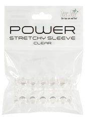 TOYJOY POWER STRETCHY SLEEVE CLEAR