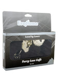 PH FURRY LOVE CUFFS  -  BLACK