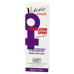 HOT V-ACTIVE STIMU SPRAY WOMEN 50 M